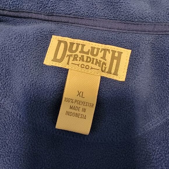 Duluth Trading Co. Fleece jacket cobalt blue size XL - Picture 3 of 4